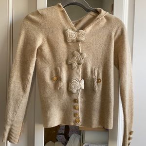 Anthropologie sweater wool cashmere